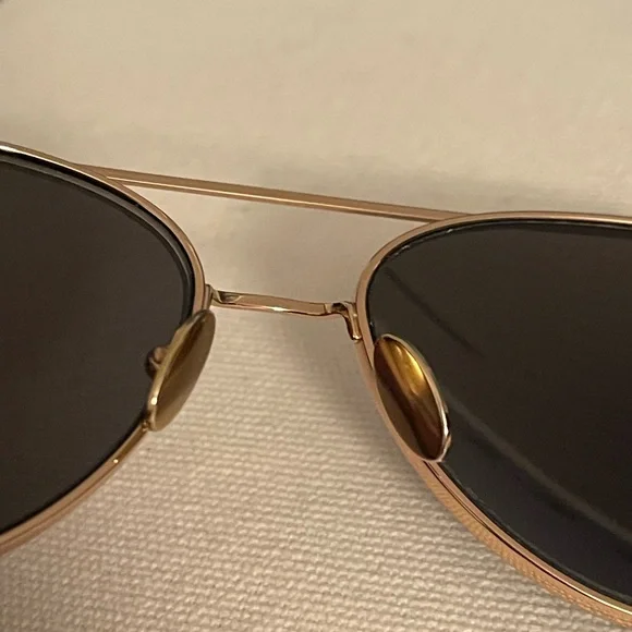 Tom Ford Gold Aviator Sunglasses - Picture 11 of 11